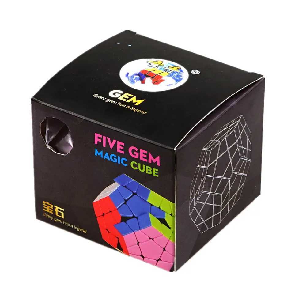 Shengshou 3x3 Megaminxeds Cube Stickerless 3x3x3 Gem Magic Cube Frosted 3Layers Speed Professional Megaminx Puzzle Toys H260314