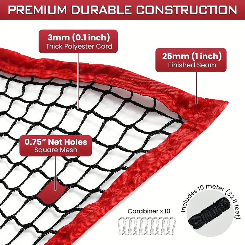 Golf Net10x10Foot Practice Net and Sports NetHigh Impact Hitting Barrier NetHeavy Duty Ball 260317