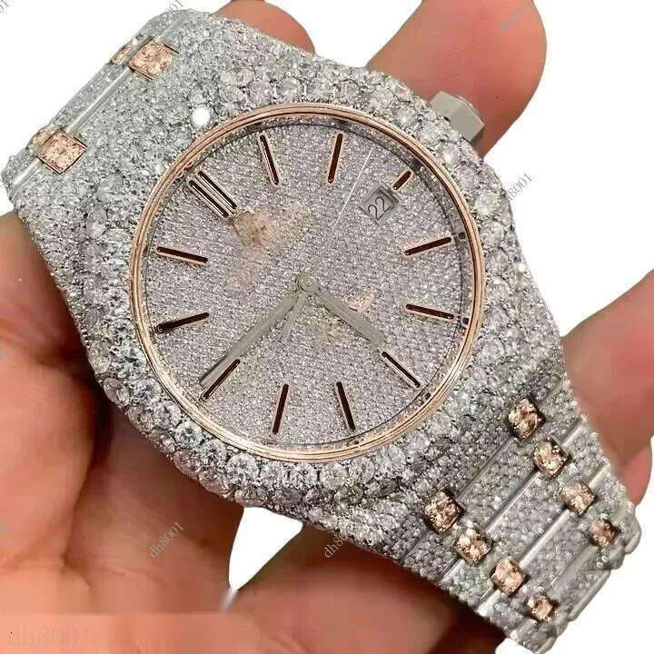 Moissanite Dia Studded Iced Out Hip Hop Buss Down Watch, Stylish wristwatch, Men's Women's Watches Fast home deliveryHigh-quality watch cjfhdj11