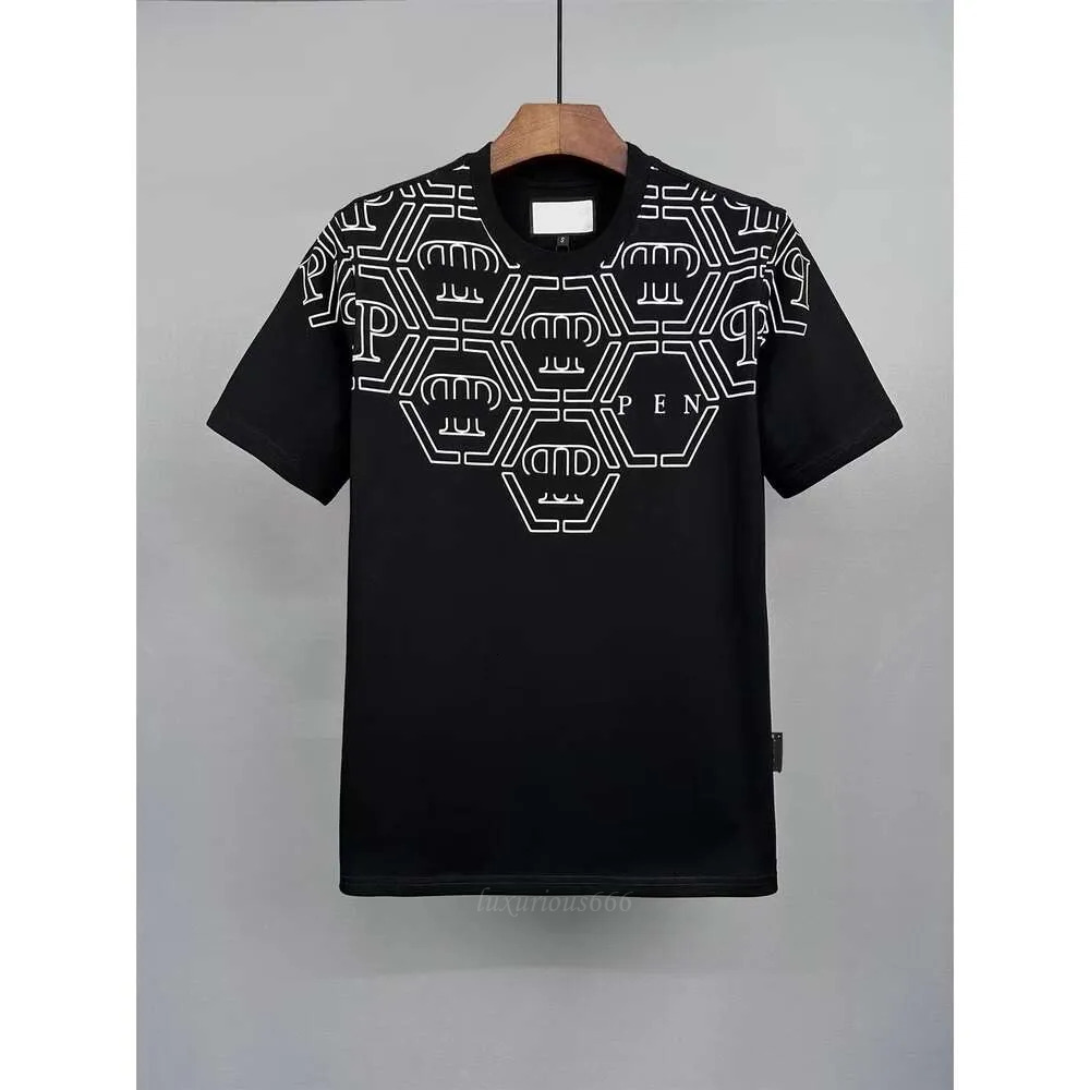 Phillips Plein T Shirt Mens Plein Shirt Designer Luxury Clothing Rhinestone Skull Printing T-Shirts Classical High Quality Hip Hop Streetwear Tshirt 3a8