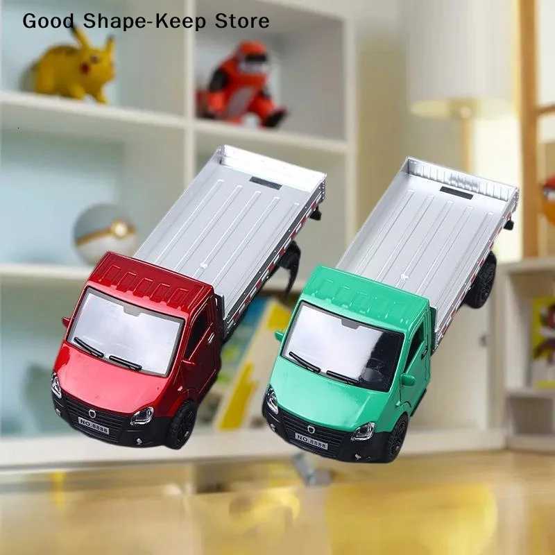 1/36 Scale Alloy Pullback Three-door Truck Stylish Design Can Carry Cargo Boys Toy Die-cast Metal Kids Toy Transport Truck Y260316