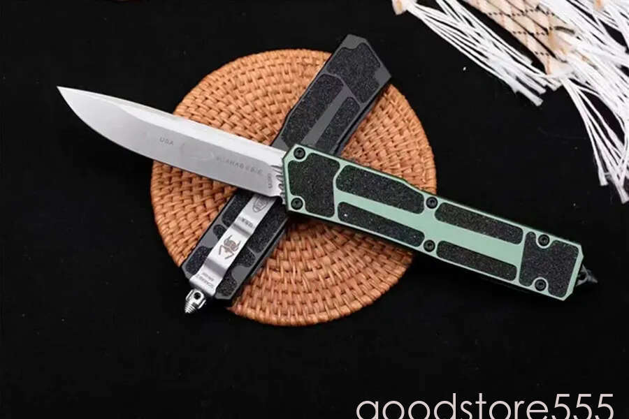 couteau US Stlye SCARAB pocket knife II Knife D2 Steel Blade Aviation aluminum Handle Camping fixed blade knife Outdoor Tactical Combat Self-defense E