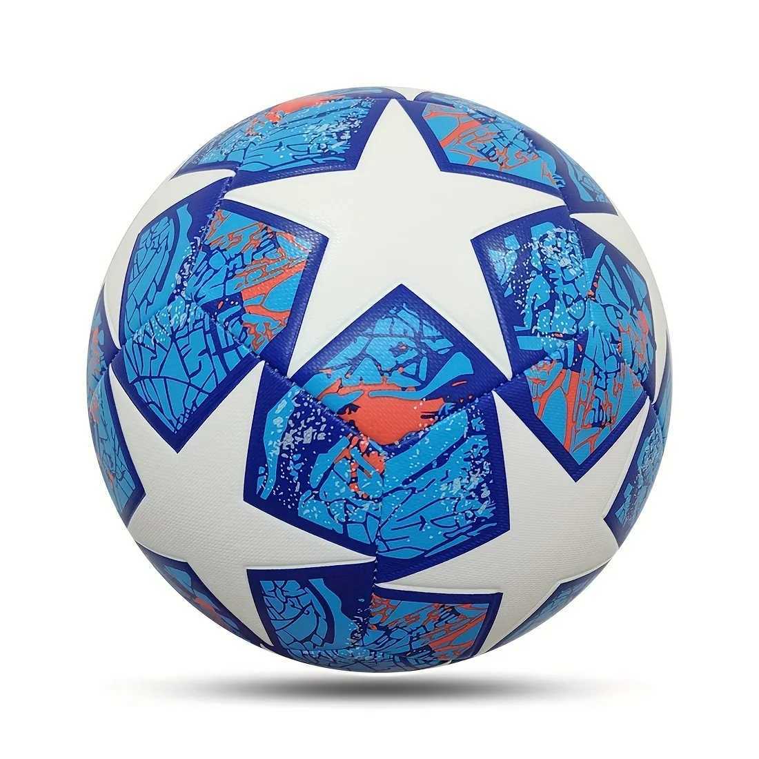 1Pc Classic Size 5 Soccer Ball Handmade PU Leather Soccer Ball Durable Kicking Outdoor Sports Training Game Football M260318