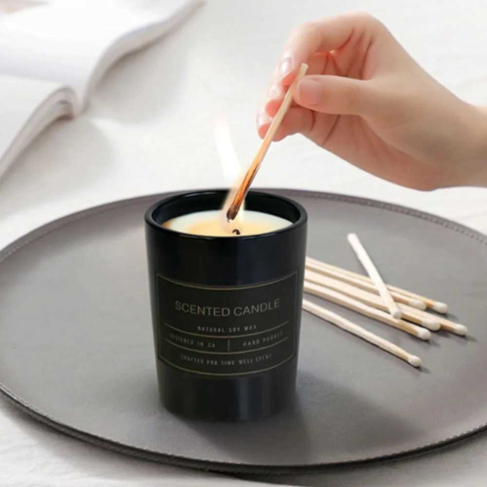 2026 New 53g Aromatherapy Candle Premium Gift Box Glass Handmade Soy Wax Smokeless Creative Companion Gift D260318