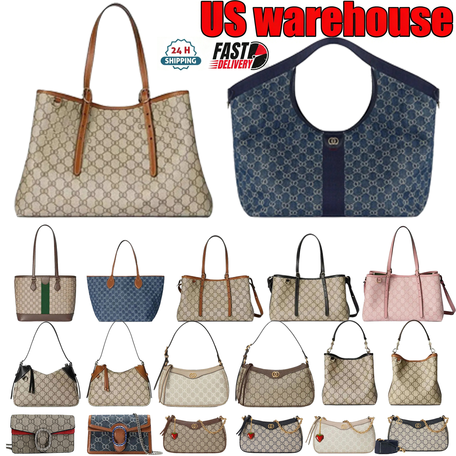 Designer Tote Bag Genuine Leather Women Handbags Tote Beach Handle Bag Tote Bag Fashion Handbag Shoulder Travel Crossbody Casual Totes