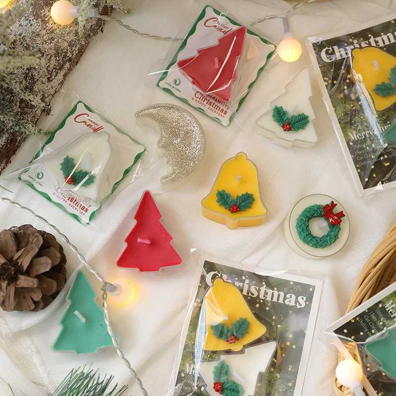 2PCS Christmas Tealight Candle New Year Candles Holiday Festive Home Decoration Soywax Guest Gift Set Scented Candle D260318