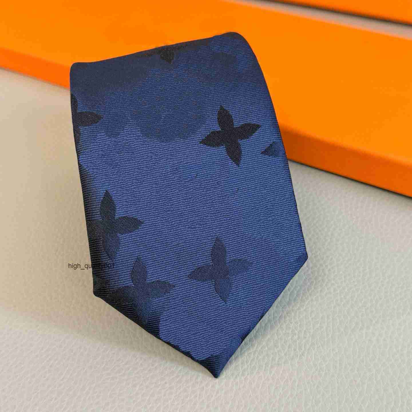 new style 2025 fashion brand men ties 100 silk jacquard classic woven handmade louis vuittone lv louievuitton lvt vuitton necktie for wedding casual and busines QI3X