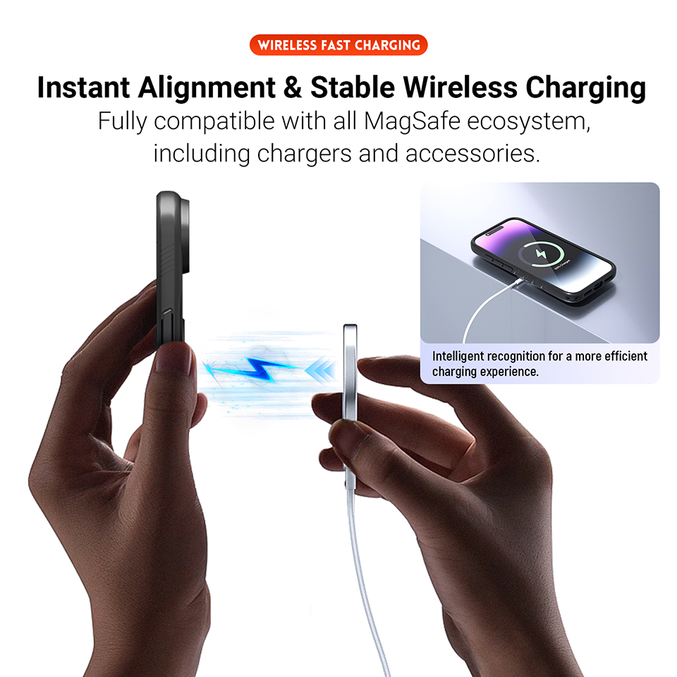 Bike Phone Case Compatible with iPhone 17Air, Quick-Release Lock for Motorcycle Mount, Slim Shockproof Cover, Black