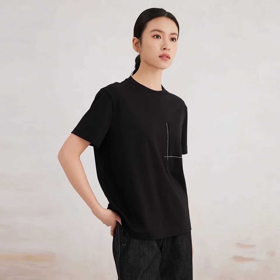 K3147W White Premium Clothes Ladies long staple cotton Tshirts Womens Clothing T-Shirt for WomenT260317