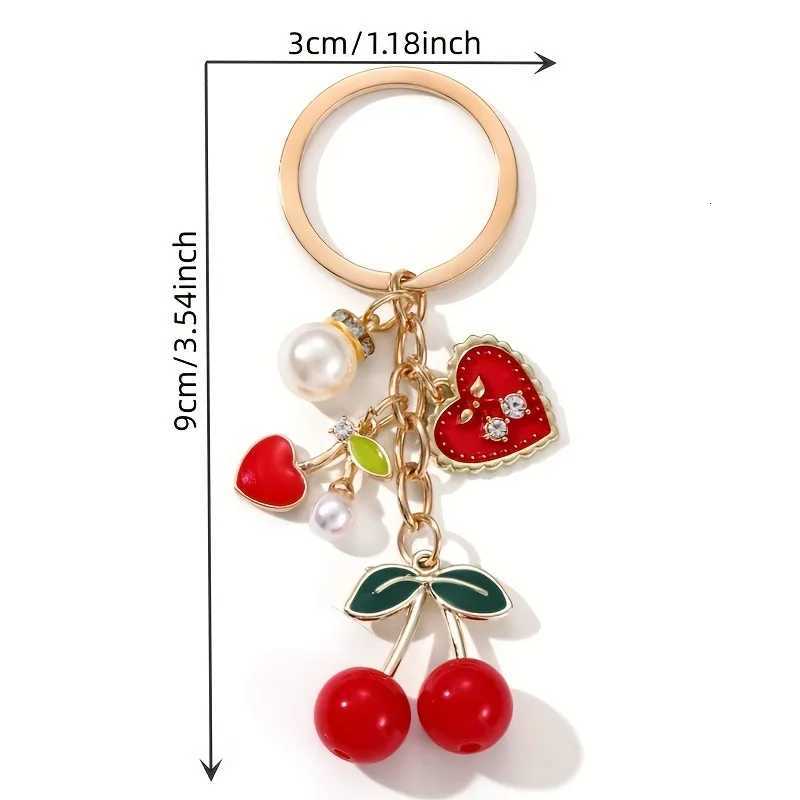 Cute floral car keychain womens bag accessory flower metal pendant holidays gift H260318 - view 6