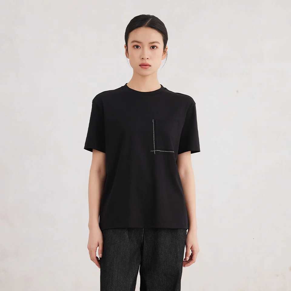 K3147W White Premium Clothes Ladies long staple cotton Tshirts Womens Clothing T-Shirt for WomenT260317