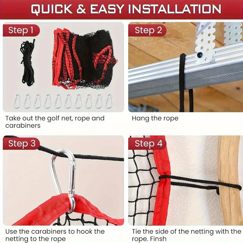 Golf Net10x10Foot Practice Net and Sports NetHigh Impact Hitting Barrier NetHeavy Duty Ball 260317