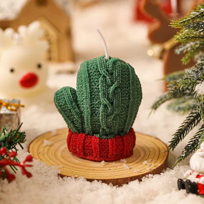 1Pcs Creative Christmas Gloves Candle Handmade Scented Candle Aromatherapy Soy Wax Candles Party Guest Gifts Home Decoration D260318