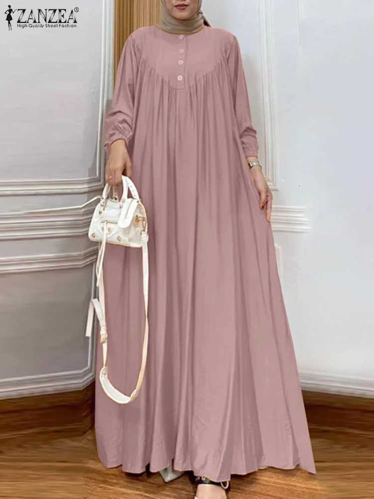 ashion Women Long Sve slim Maxi Long Dress Autumn Dubai Turkey Abaya Hijab Sundress Islamic Clothing Robe FemmeXJ260318