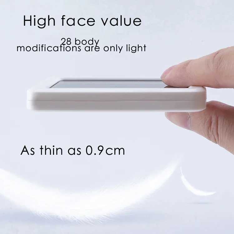 Digital Desk Wall Clock with Temperature Humidity Large Display Battery Operated clock for Home Kitchen Office Desk Decorations D260318