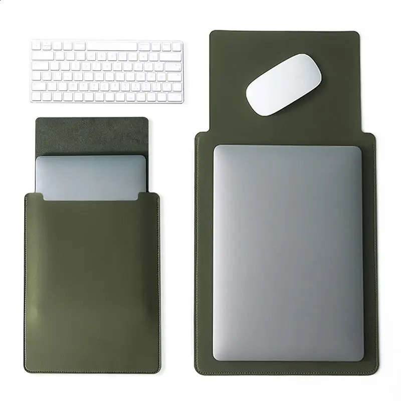 Business Travel Briefcase 11-16 Inch Laptop Sleeve Case PU Cover Notebook Protective Pouch Laptop Case Cover Non-Magnetic 260317