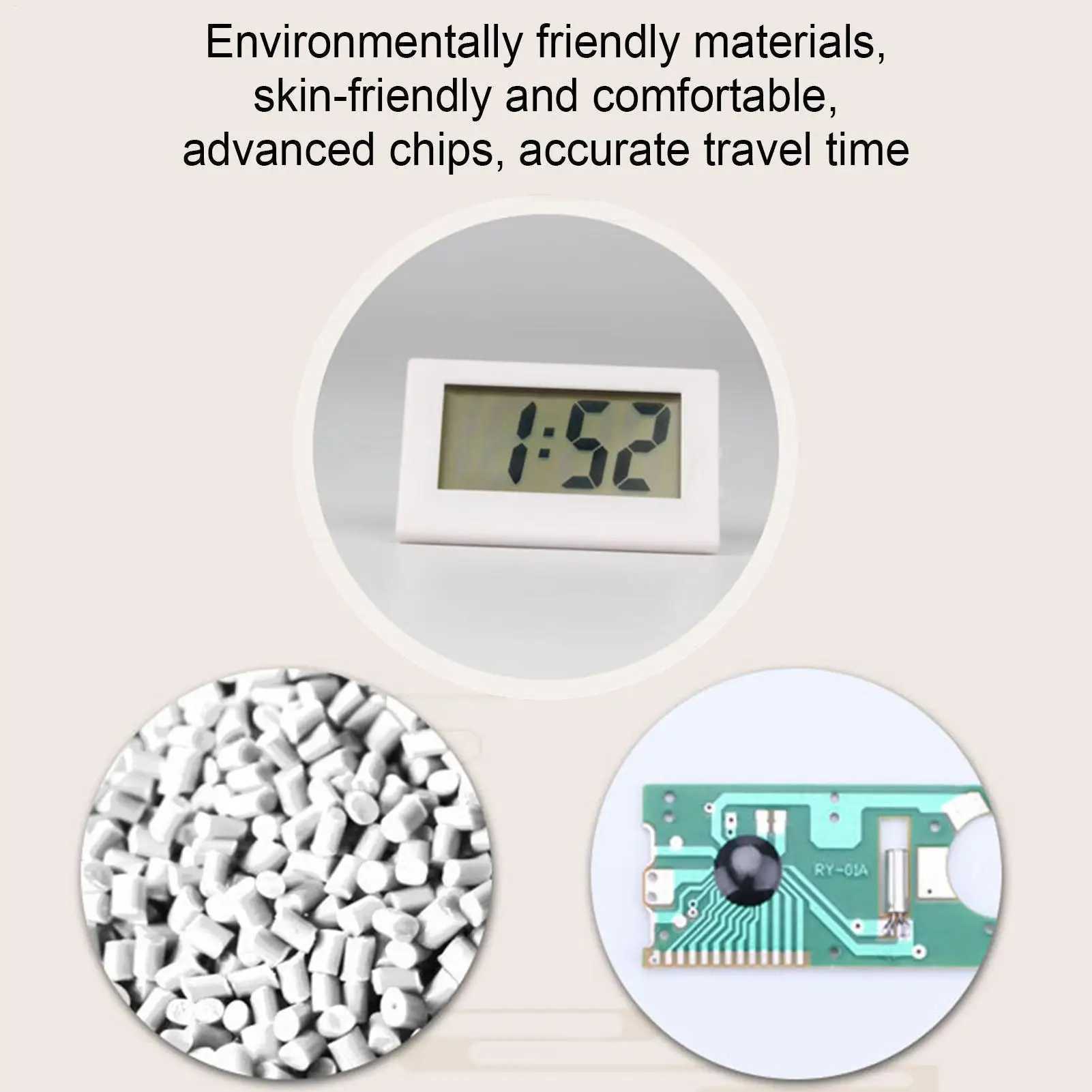 Small Battery Operated Digital Clock Compact LED Display for Desk Wall Shelf Kitchen Classroom Office Bedroom D260318