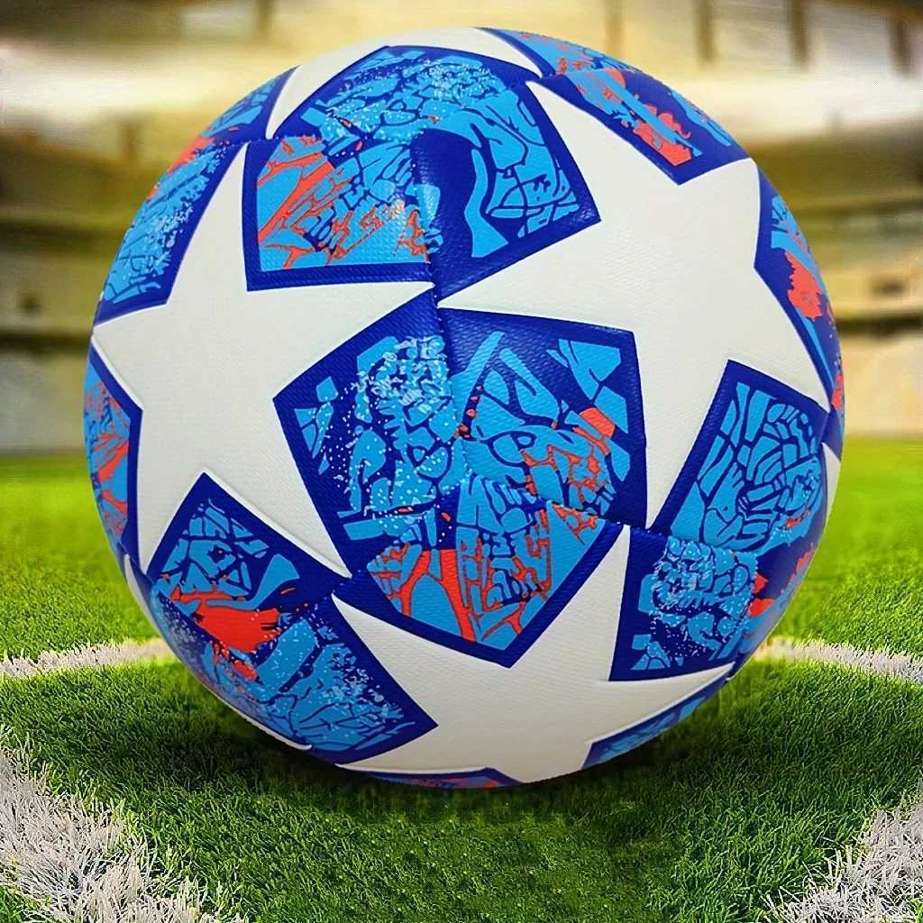 1Pc Classic Size 5 Soccer Ball Handmade PU Leather Soccer Ball Durable Kicking Outdoor Sports Training Game Football M260318
