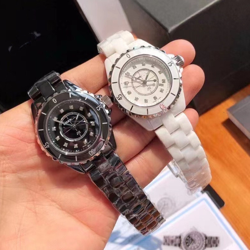 2026 chanels cc channels chanelwatchs J12 Designer Couple Watches Men's and Women's Luxury Brand Watches Enamel Strap Diamond Watch very nice 8YTT