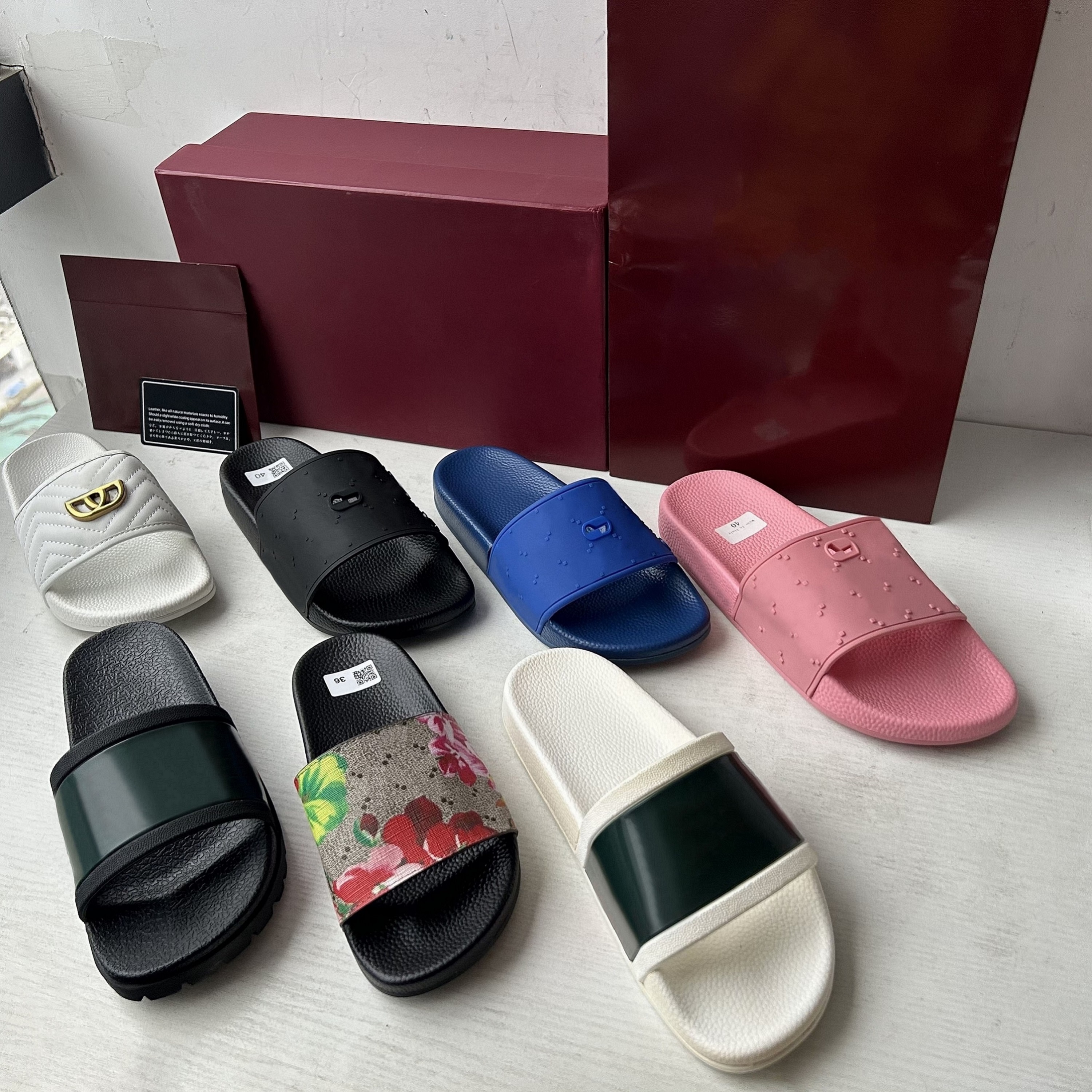 Designer Slipper Luxury Men Women Sandals Brand Slides Fashion Slippers Lady Slide Thick Bottom Design Casual Shoes Sneakers 003