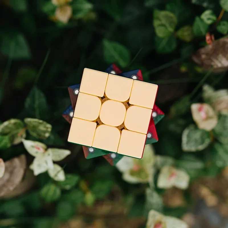 New Color Magic Cube Puzzle Kid Toy 3X3 Professional Cube Single Magnetic Best Gift Fast Silent Zero Delay Ultra-Fast Turning H260314