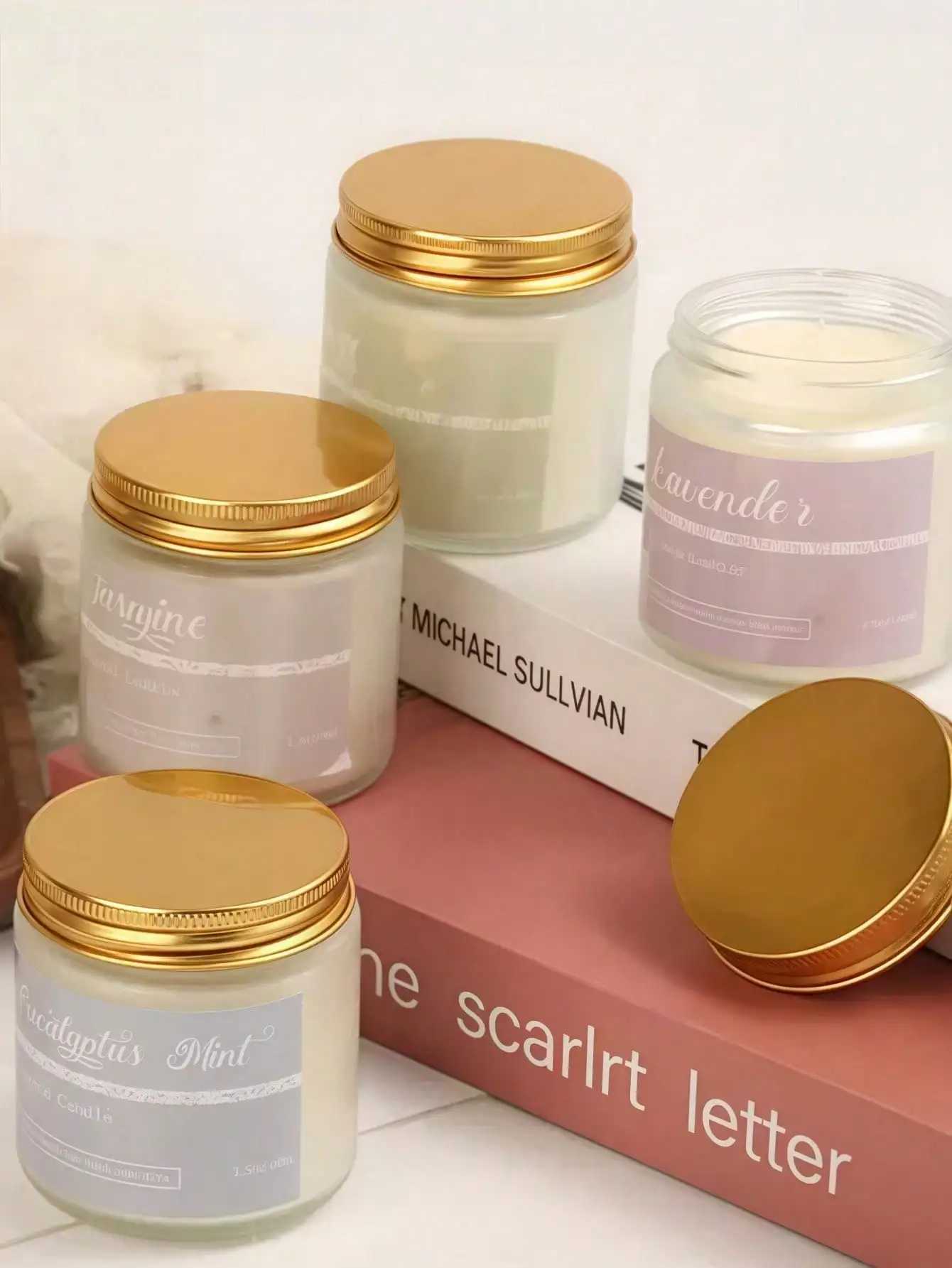 1PC Scented Candles Canned CandlesLong-Lasting Fragrance With Essential Oil FragranceSuitable For Bedroom Bathroom D260318