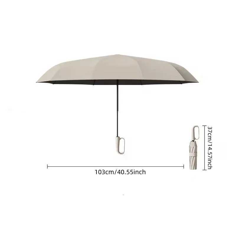 20-Rib Windproof Strong 4055inch Reinforced Automatic Folding Umbrella for Men Buckle Handle Wind and Water Resistant Umbrella H260318 - view 6