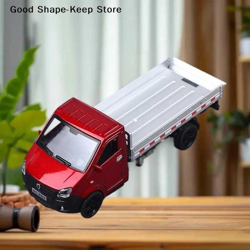 1/36 Scale Alloy Pullback Three-door Truck Stylish Design Can Carry Cargo Boys Toy Die-cast Metal Kids Toy Transport Truck Y260316
