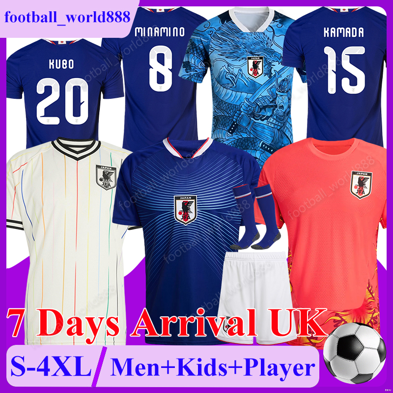 4XL JAPAN 2026 World Cup Soccer Jerseys AYASE OGAWA MINAMINO 26 27 Football Shirts KAMADA KUBO ADOAN K.NAKAMURA football kits MACHINO DAIZEN Men Kids Kits Socks Sets