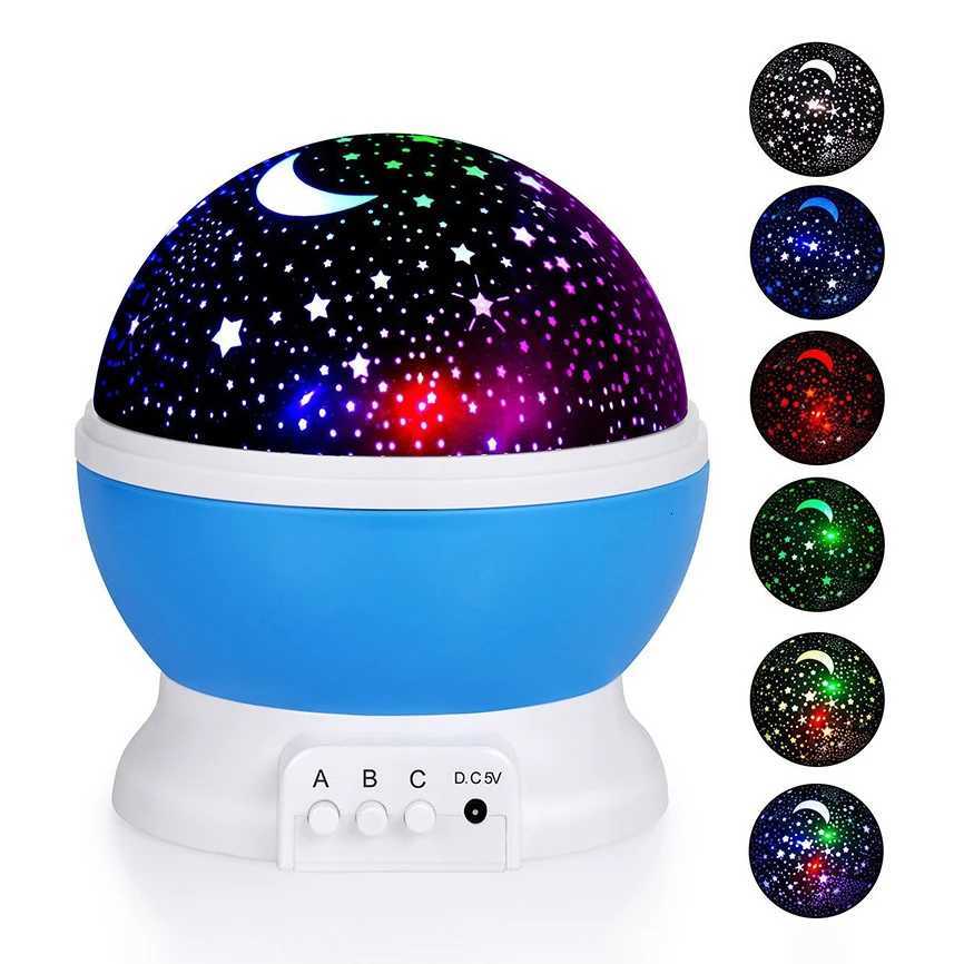 LED Galaxy Projector 360 Rotating - Starry Sky Night Light with Nebula Effect Perfect Christmas Gift for Kids Bedroom Decor H260318