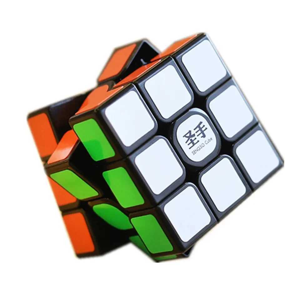 Shengshou Legend S 3x3x3 Balck Magic Cube Professional Speed Cubes Puzzles Speed Cube Educational Toys H260314