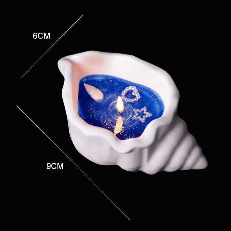 Romantic Conch Scented Fragrance Candle Light Creative Gift Scented Candles Gift for Wedding Valentines Day Christmas Birthday D260318