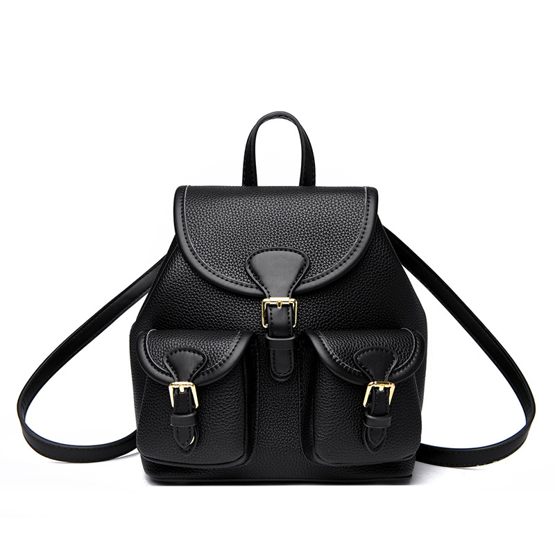 Travel backpack chain with high-end feel lightweight women's bag vintage flower light luxury backpack small backpack