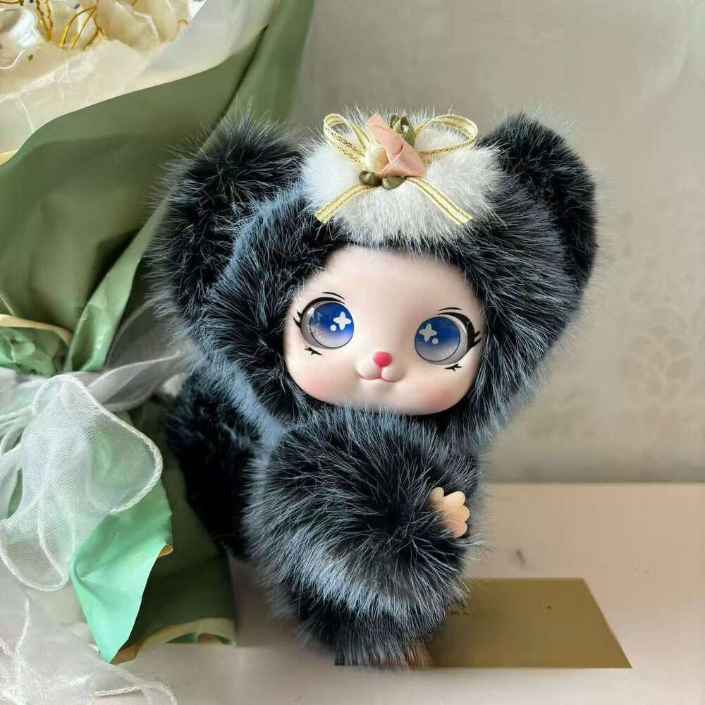 Trendy Cute Items Adorable Vinyl Doll Pendants Plush Toys Lali Figurine Decorations Bag Charms Keychains QIAOWANTONG