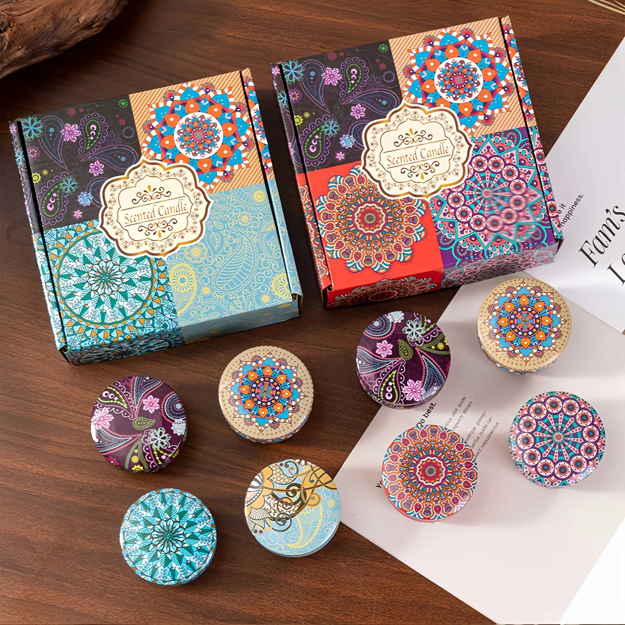 Oil Candle Set 5 Floral Scents White Tea Honeysuckle Bluebell Jasmine and Lavender Perfect for Yoga Bathing Spa Meditation Aromatherapy Stress D260318