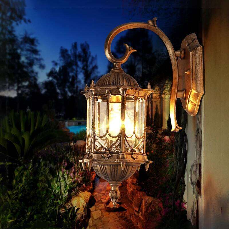 Europe outdoor light,rain-proof villa garden lighting fixtures yard gateway wall sconce retro decoration lamp 26Y0318
