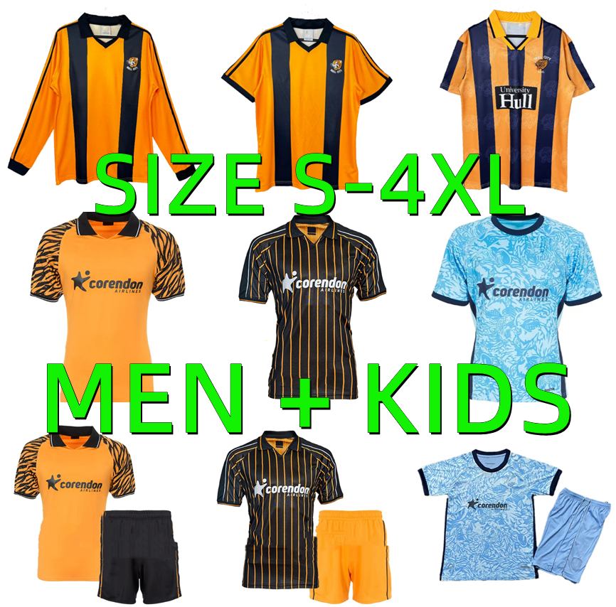 2025 2026 Hulls soccer jerseys CityS 25 26 HCAFC MCBURNIE MILLAR VAUGHAN PANDUR WILLIAMS PALMER CROOKS AFC KAMARA BELLOUMI 1981 1982 1997 1998 Retro football Shirts