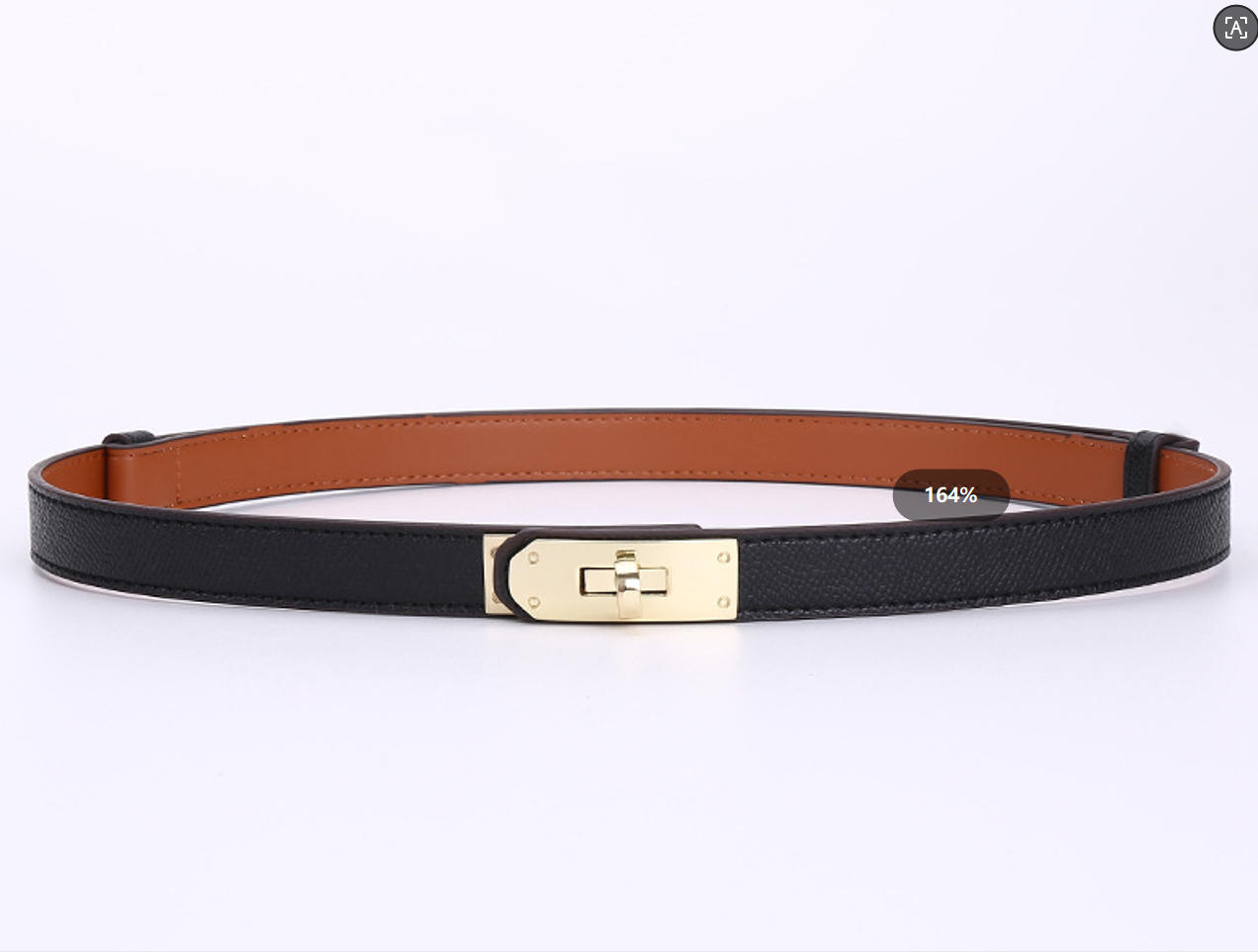 Designer Belt Woman Kelly Ceinture Luxe All-match Simple with Skirt Dress Suit Pants Tucked Waist Belt for Womens Belt Locking Buckle Tight Belts