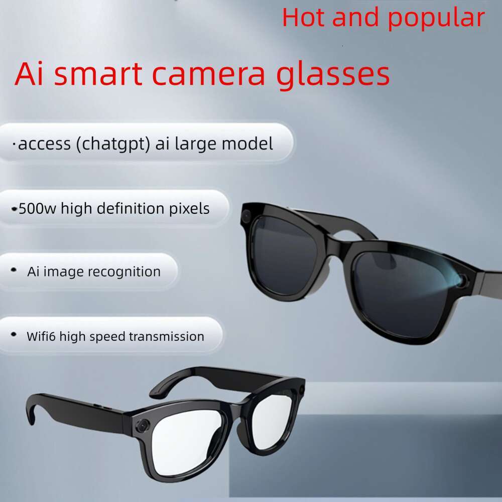 Famous Brand M Smart Glasses Camera AI Translation Object Recognition Bluetooth Call Music Video Recording Outdoor Smart Glasses CKS