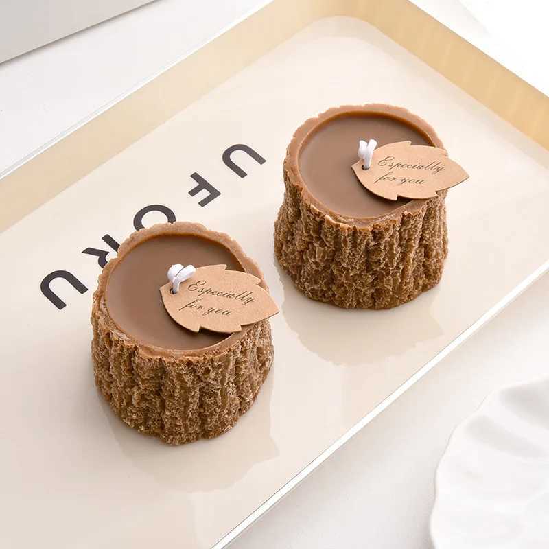 Forest-style Tree Stump Scented Candle Wedding Gift Box Accessories Creative Home Decor Holiday Gift Candle D260318