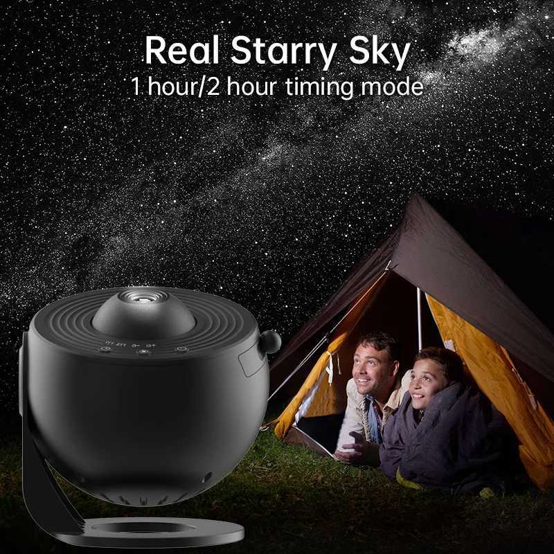 Night Light Galaxy Projector Starry Sky Projector Rotate Planetarium Lamp Night lamp For Room decoration and holiday gifts H260318