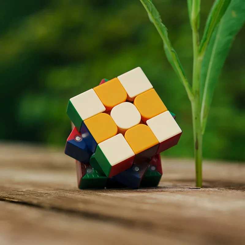 New Color Magic Cube Puzzle Kid Toy 3X3 Professional Cube Single Magnetic Best Gift Fast Silent Zero Delay Ultra-Fast Turning H260314