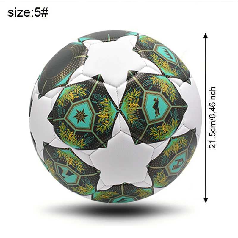 High Quality Size 5 Soccer Ball Official PVC Wear Resistant Outdoor Sports Football Training Match Football M260318