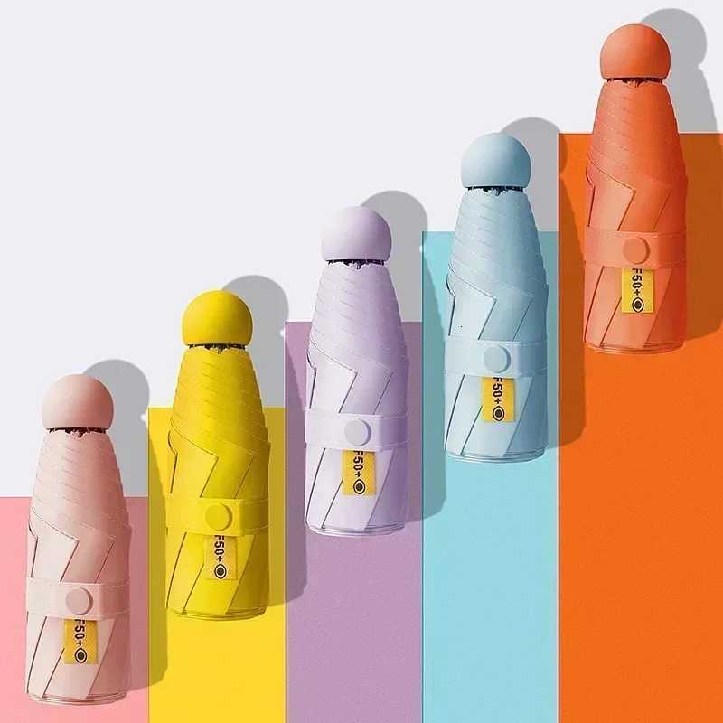 Sun Umbrella Small and Portable Capsule Umbrella Female Sun and Rain Dual Use Sun Umbrella H260318 - view 6