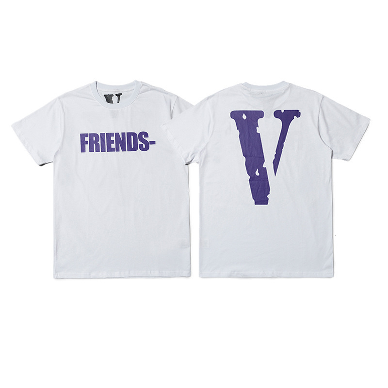 VVLONE FOG Big V Fashion Loose Men's T-shirt