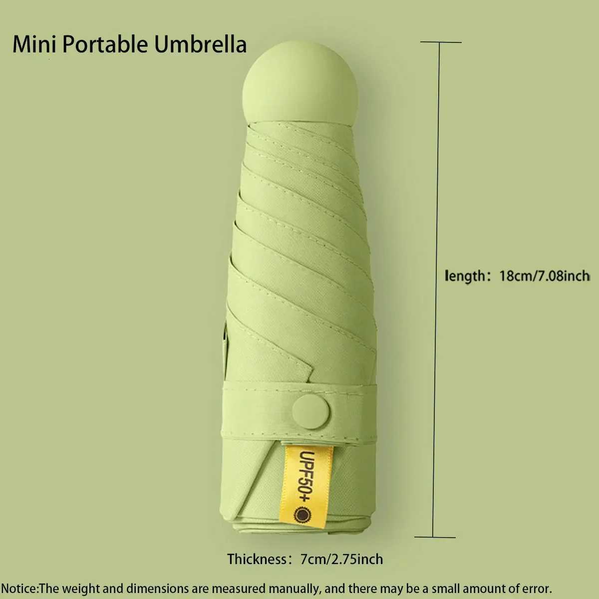 Sun Umbrella Travel Umbrella Compact Ultralight Mini Portable Waterproof Folding Umbrella Men And Women Umbrella H260318 - view 7