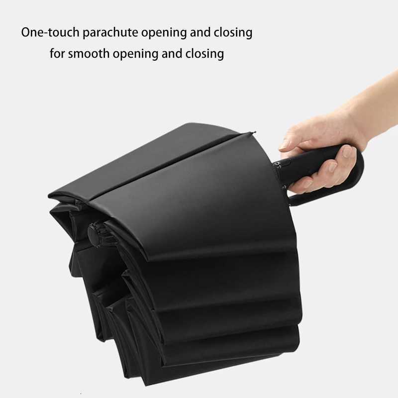 Fully automatic buckle sun umbrella for sunny and rainy days foldable and convenient rainproof sun-proof and UV-proof parasol H260318 - view 6