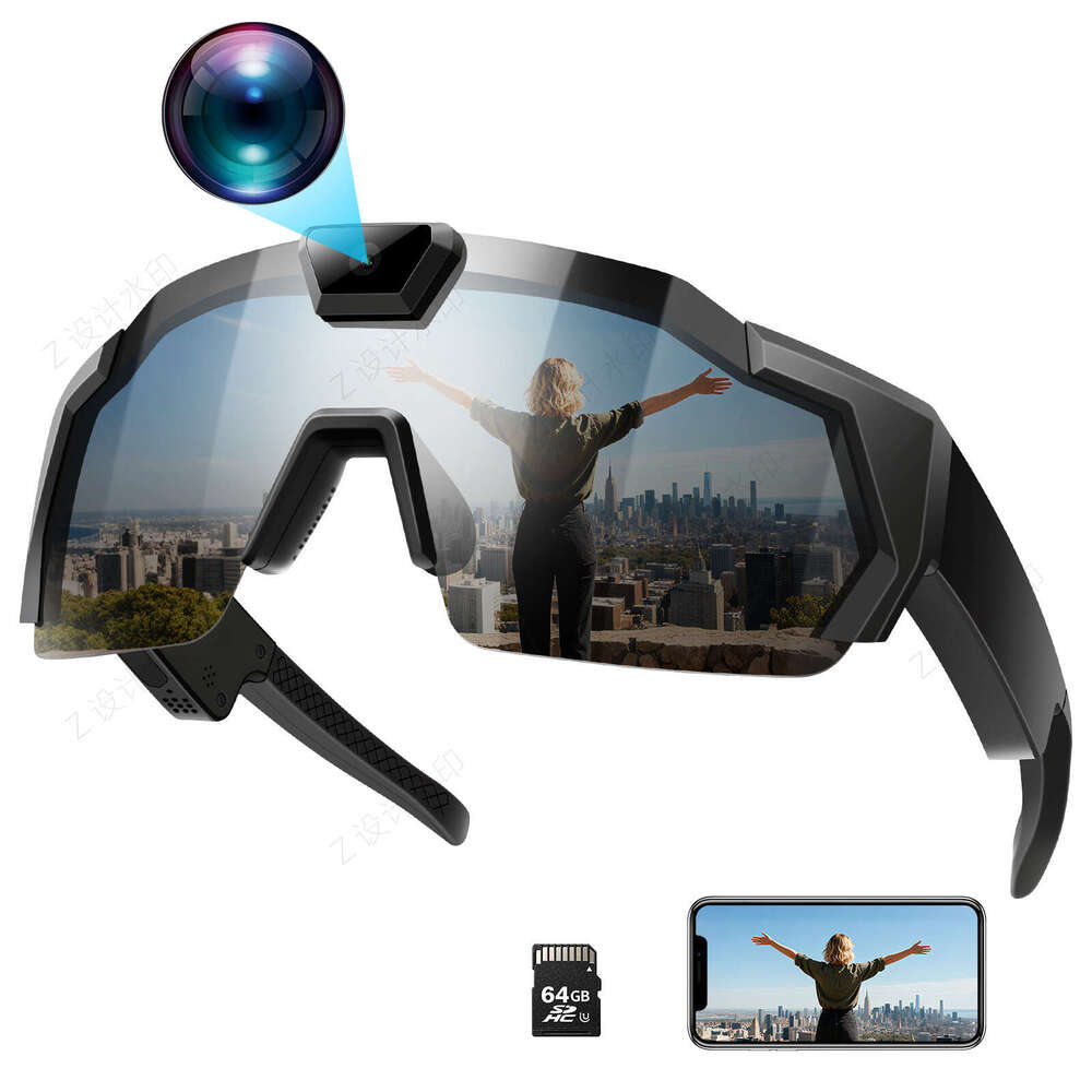 Famous Brand New Sunglasses DV Camera Sports Recording Photo Smart Outdoor Cycling Fishing Recorder HD Video Hands-Free Wearable Camera CKS