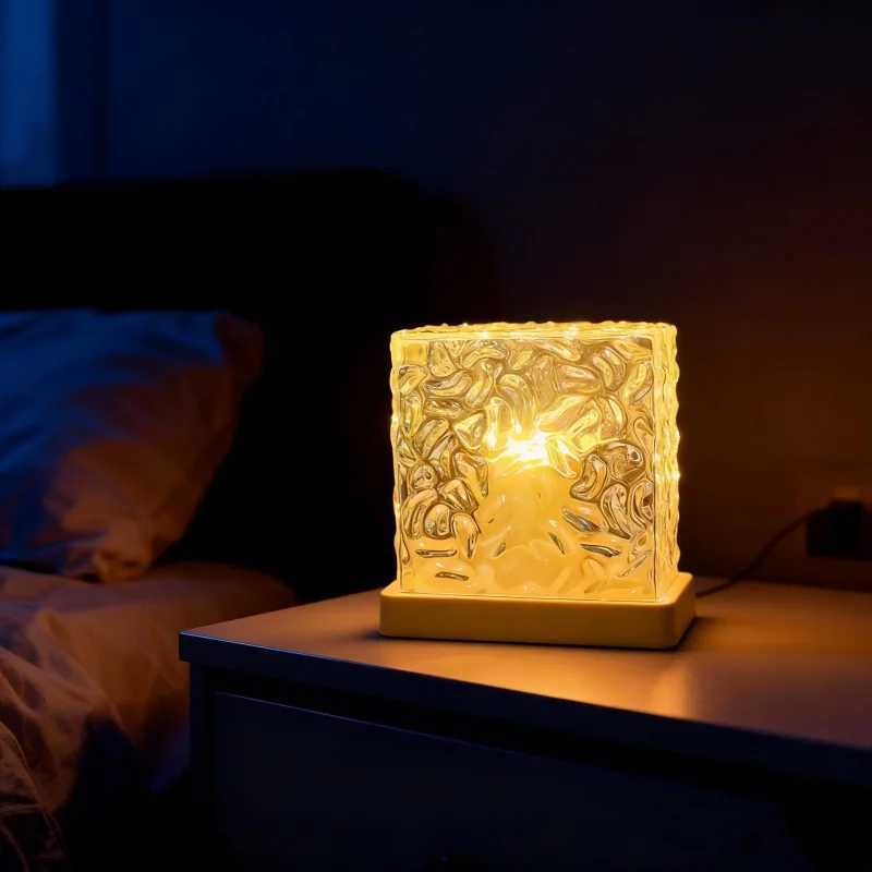 16 Color Novelty Table Lamp Touch LED Night Light Remote Dimming Crystal Lighting Lamp Party Gift Kids Mood Lighting Night Light H260318