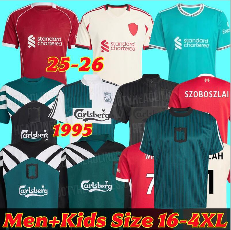 Liverpool kit 26 27 WIRTZ DIOGO JOTA FRIMPONG Liverpool soccer jerseys M.SALAH VIRGIL jersey EKITIKE liverpool goalkeeper 2026 sets trainning 1995-96 Remake